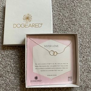 Unopened Dogeared sister necklace
